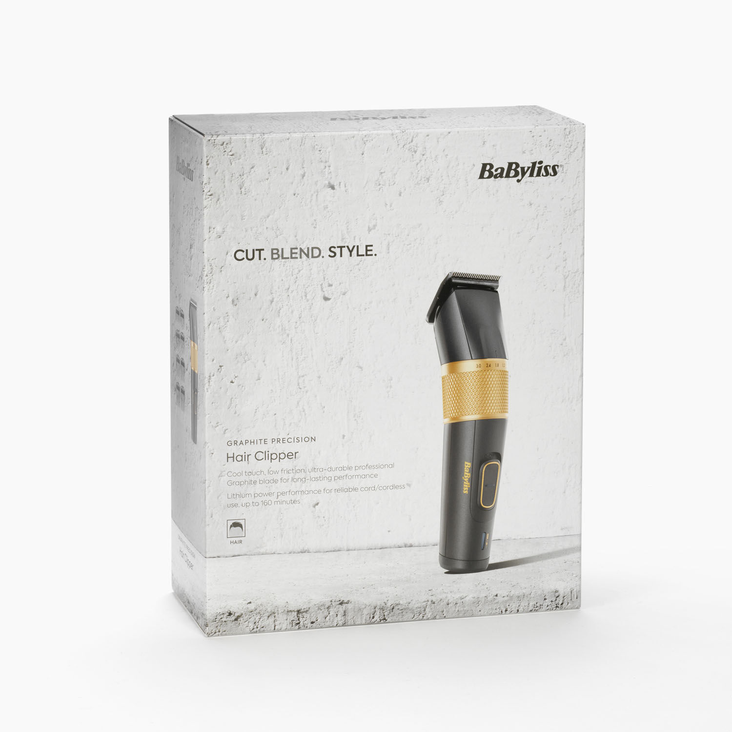 Graphite Precision Hair Clipper packaging